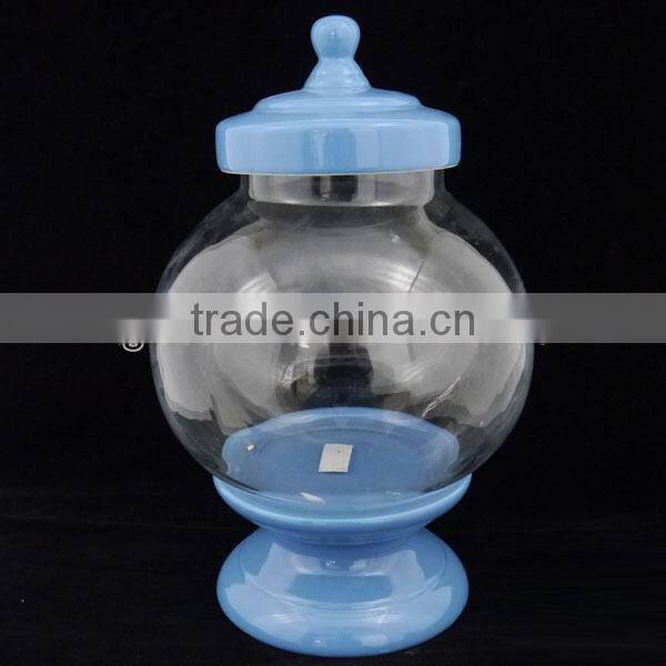 multi function glass juice water dispenser with metal storage bucket