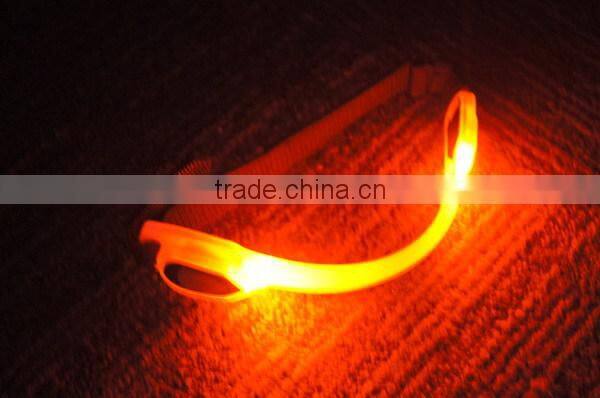 LED HIGH VISIBILITY SAFETY ARMBAND;flashing led armband for jogging ;safety lighted armband