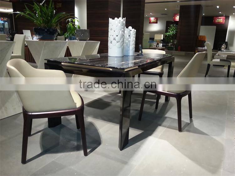 high glossy white pu leather dining chair