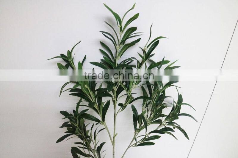 Artificial Olive Branch Fake Olive Leaves Silk Olive spray