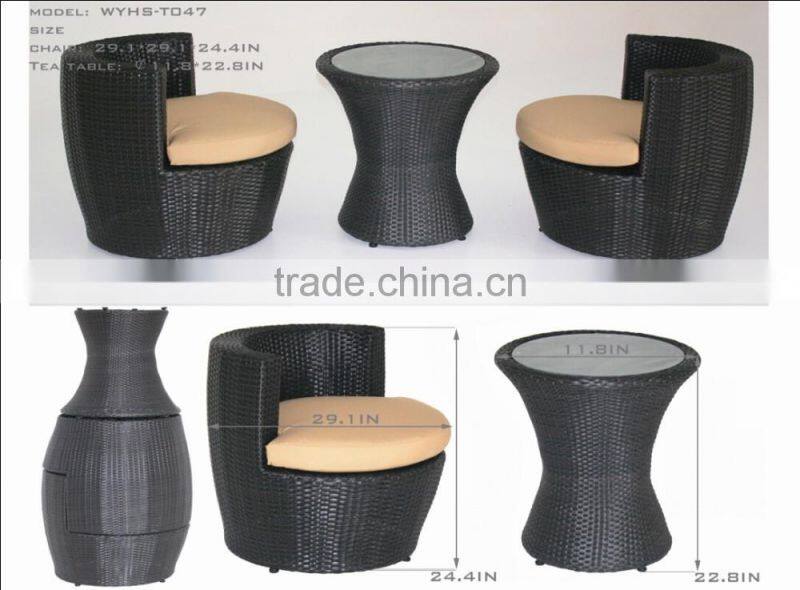 creative rattan furniture rattan coffee table and chairs