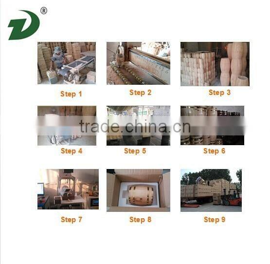 pine wood decorative mini wine barrel