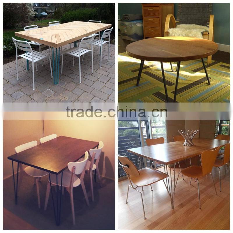 Outdoor dining table with Stainless Steel Base