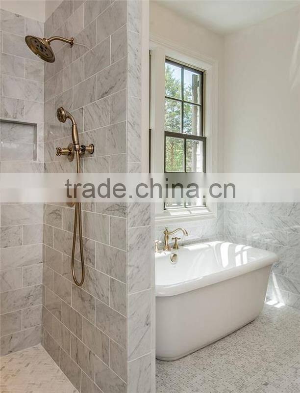 Manufacturing interior wall designs natural stone super quality white marble tile price