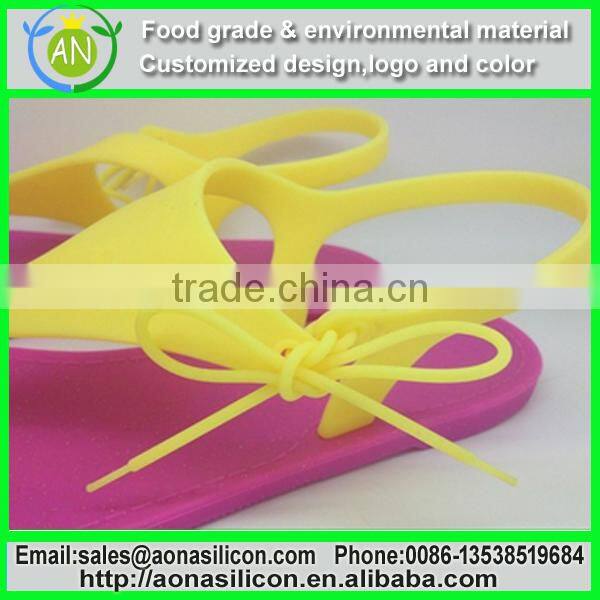 Women Silicone Slipper|Cheap Women PVC Flip Flop OEM Order Is Available