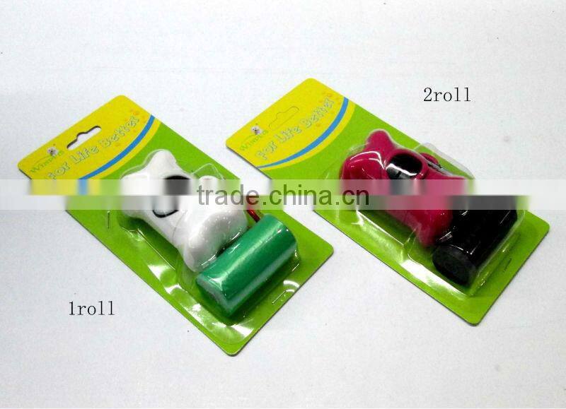 Custom wallet purse shape dog poop bag dispenser holder