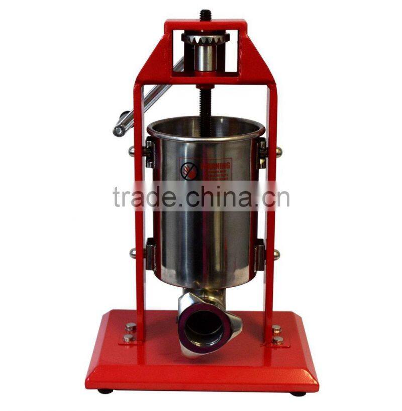stainless steel vertical commercial 3L Manual Sausage Stuffer