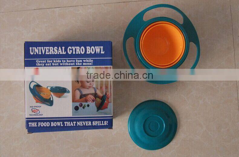 Magic 360 Degree Rotation Bowl universal multi-function Kids Bowls