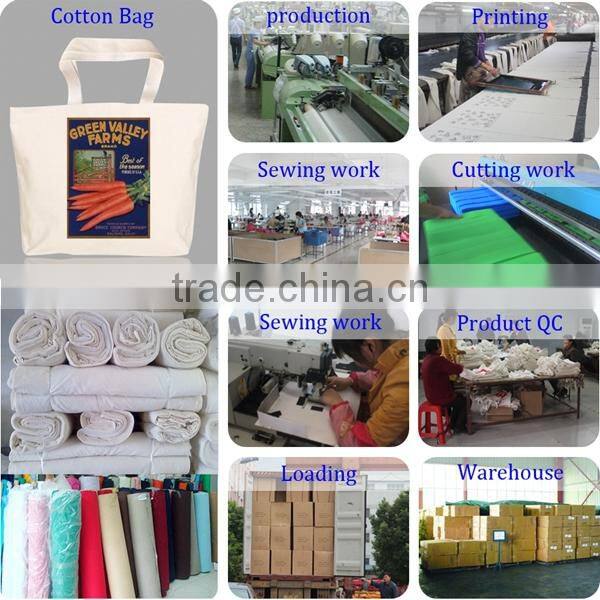 Eco-friendly Standard Size Plain Cotton Tote Bags