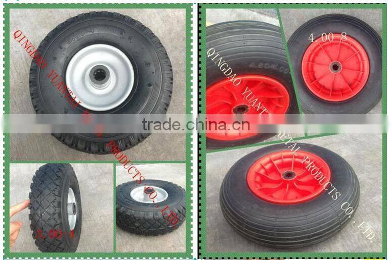 high quality wheel barrow solid rubber wheel 9 inch solid wheel 300/350/400/450/650-4