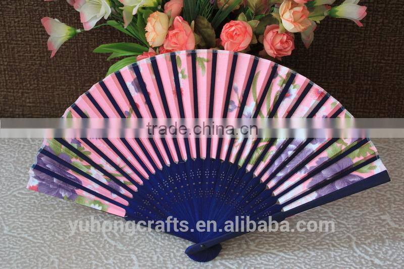 Bamboo crafts fan for advertising