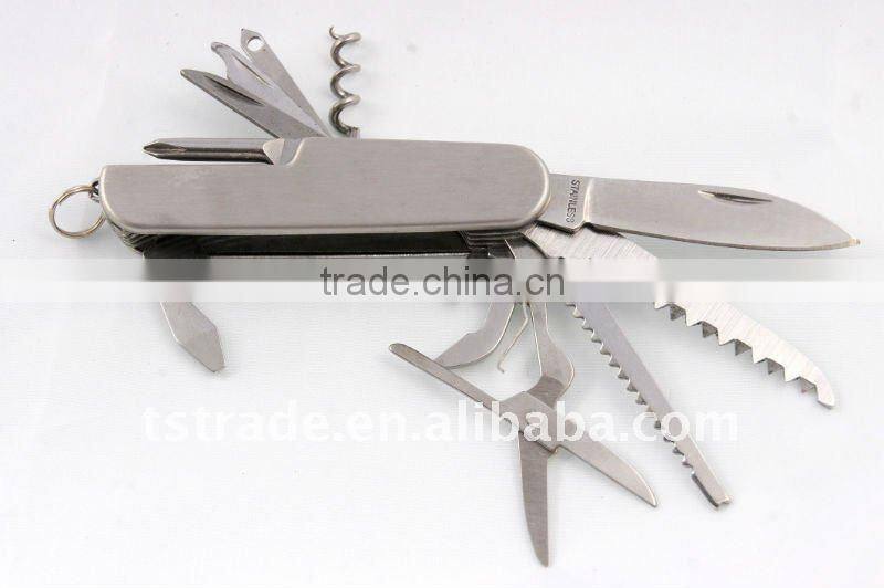 2014 Promotion mini multi function pocket LED gift tool knife K3011SG-1
