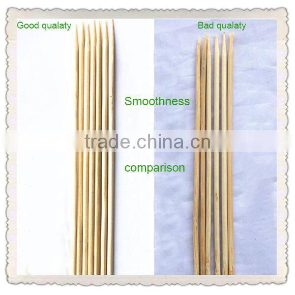 Food grade natural BBQ bamboo sticks 5mm