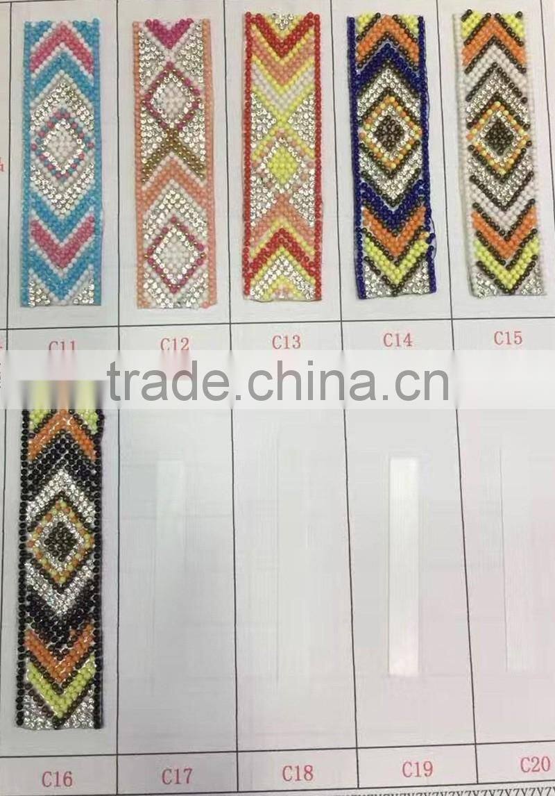wholesale 2017 newest design and popular epoxy resin rhinestone cabochan