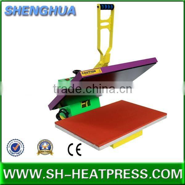 Hot sale small size manual heat press sublimation transfer machine