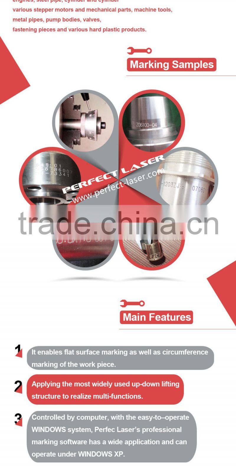 Automotive Industry Pneumatic Vin Number Printing Machine , serial number stamping machine