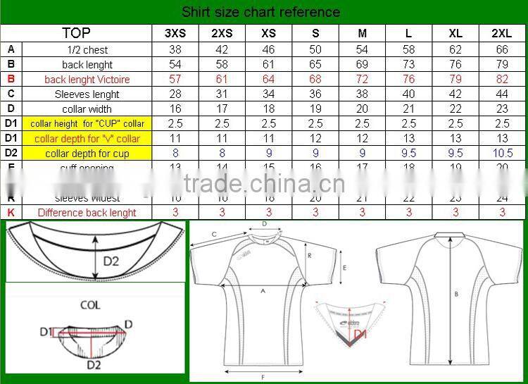 Long sleeve team jersey manufacture sportswear