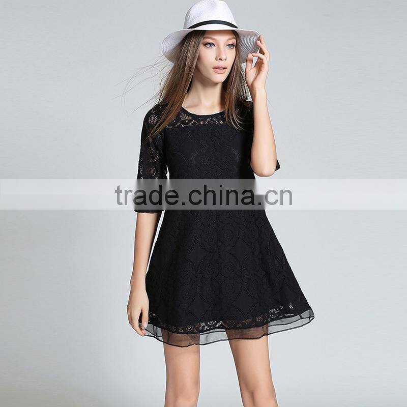 Maxnegio white lace women's fashion vestidos casuales summer dress