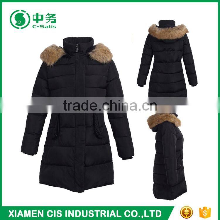 Fashion Style Warmful Winter Fur Collar Women Goose Down Coat
