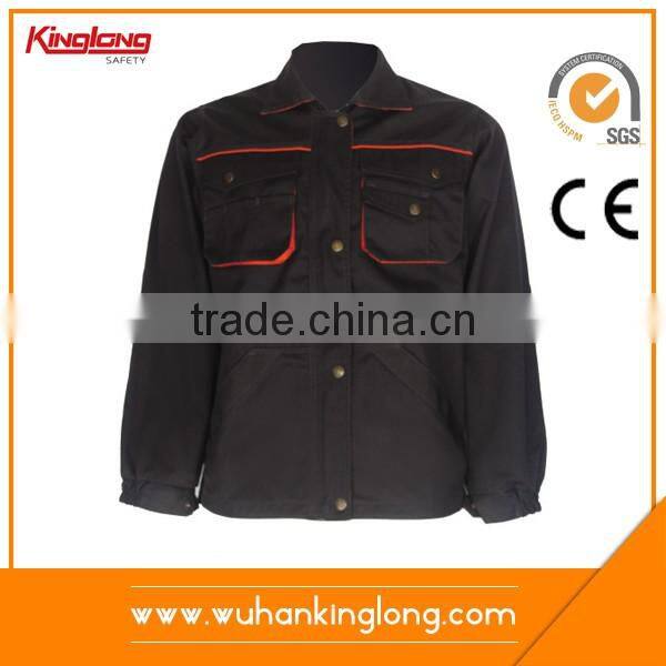Protective workwear repairmens blue jacket for safety
