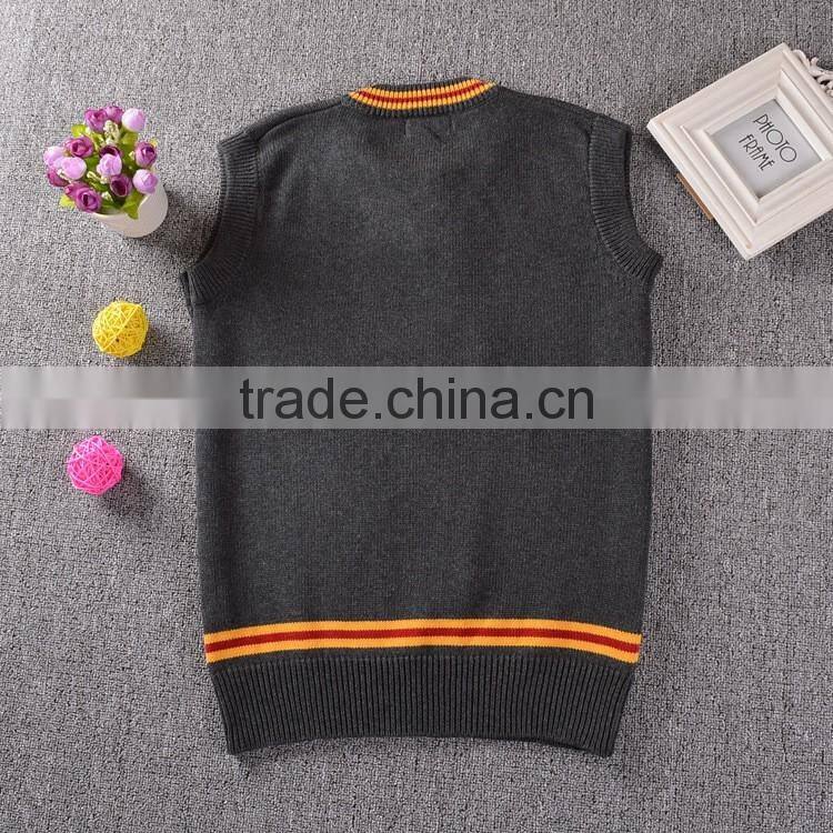 Unisex private school-uniform vests sample