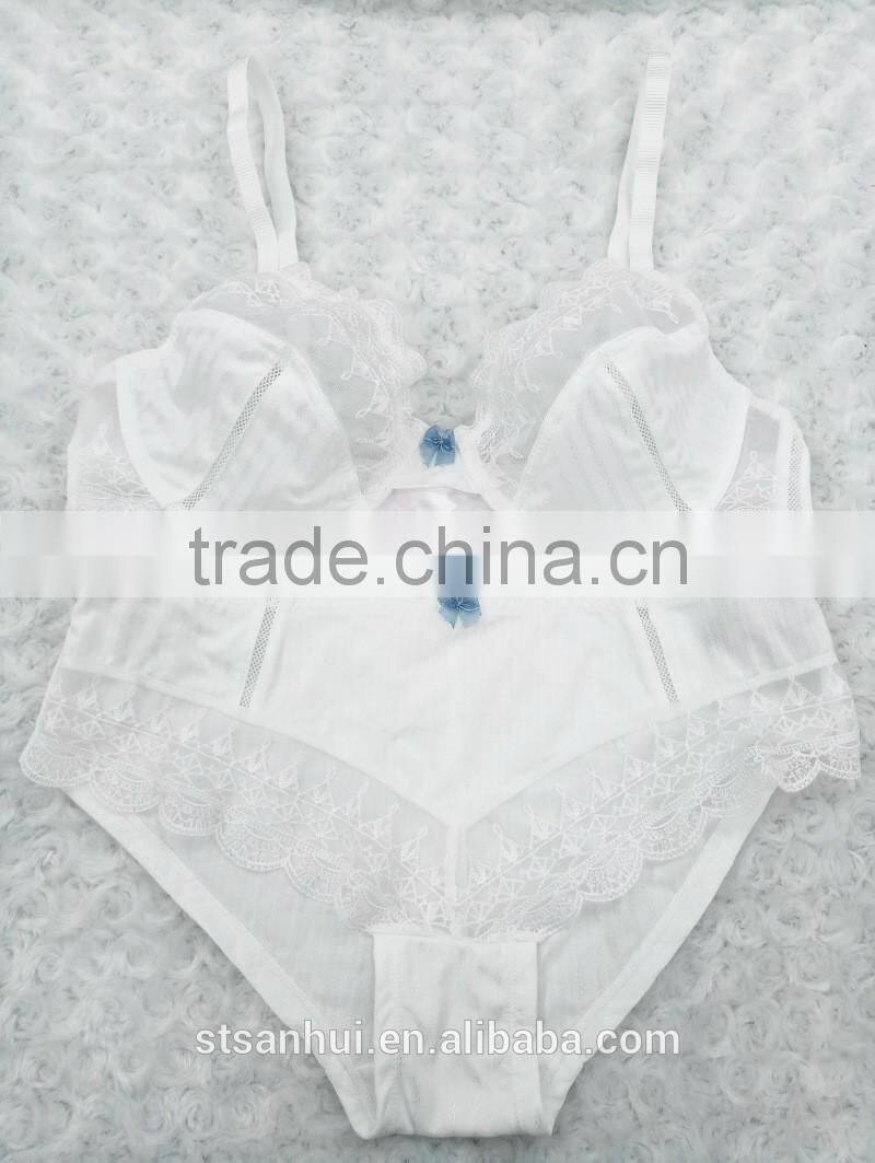 OEM Hot Sale Sexy Embroidery Lace Underwear Women bra panty set