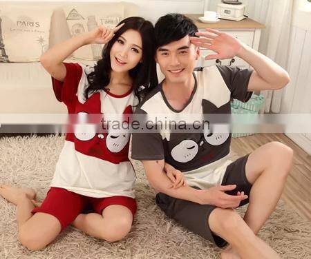 2015 wholesale matching couple pajama