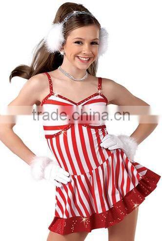 Western stripe girl ballet dance wear-volwassen ballet costume---ballet romantic tutu-children and adults