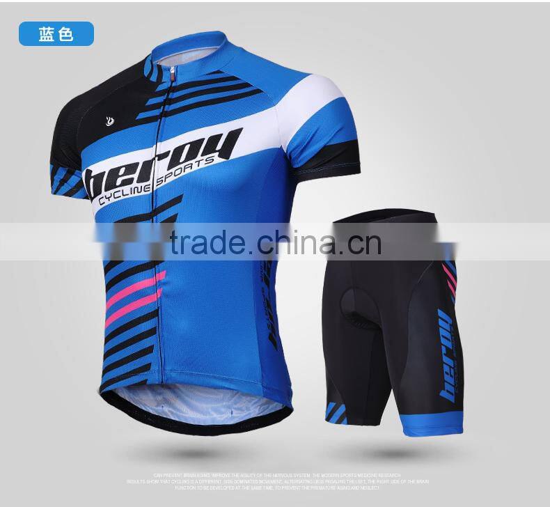 BEROY Brand New Bicycling Clothes, Thermal Cycling Jersey Activewear for Mountain Bike Riding