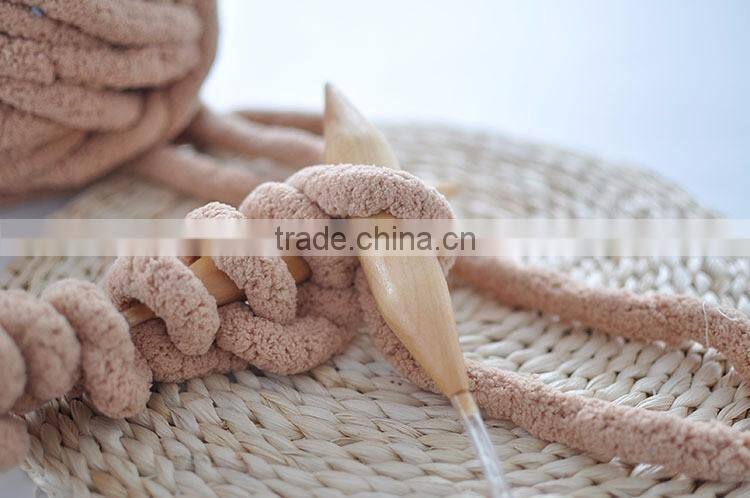 New Design 25mm 80cm Length Plastic Circular Wooden Knitting Needle