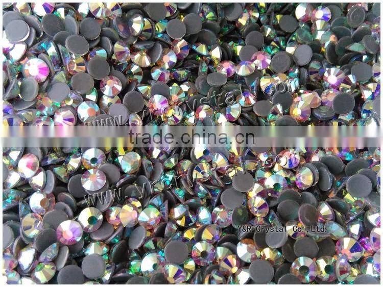 ss20 AB color flat back crystal ab rhinestones for nail