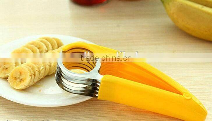 High quality Banana Slicer Cutter Chopper Cucumber Cutter 2016 Fruit Salad Kitchen Tool
