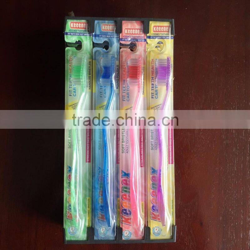 transparent soft adult toothbrush