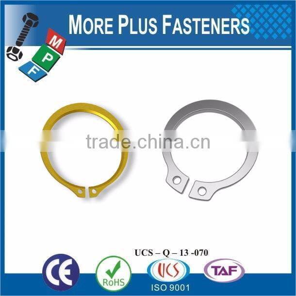Made in Taiwan Stainless Steel 1/4" External Retaining Ring