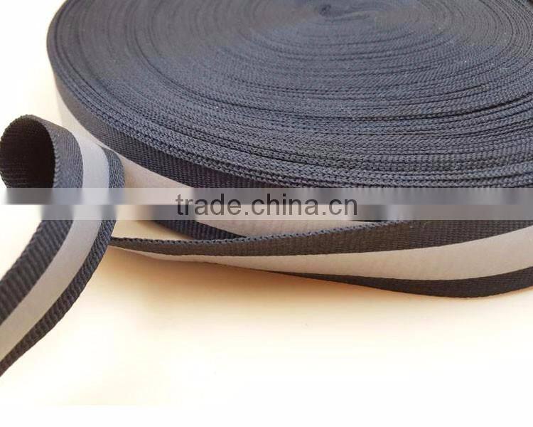 Colorful printable elastic reflective webbing strap for safety belt