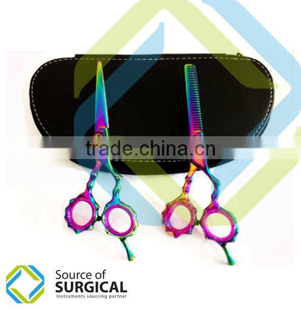 Professional new dragon handle design thinning barber razor scissors
