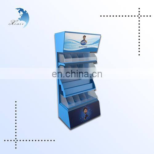 Hot Sale Simple Design Floorstanding Promotional Commodity Display Metal Rack