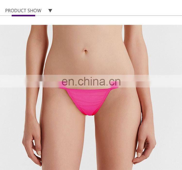 2015 Latest Young Sweet Girl Breathable lace g string pics