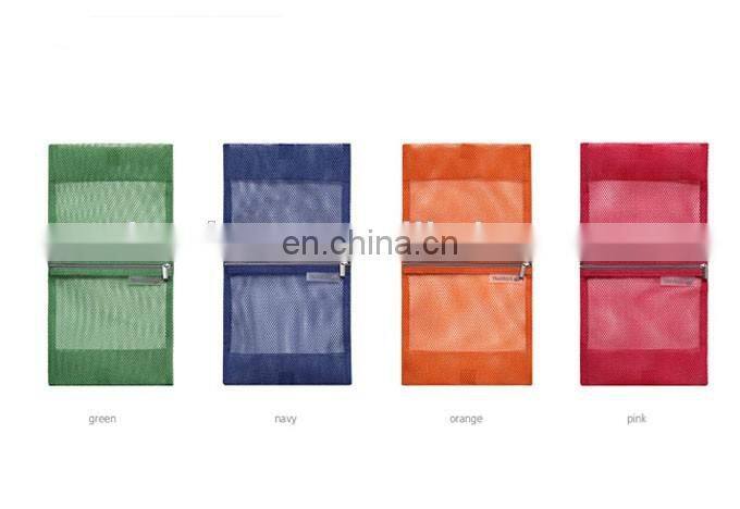 Fancy travel mesh folding organizer toiletry bags for sale