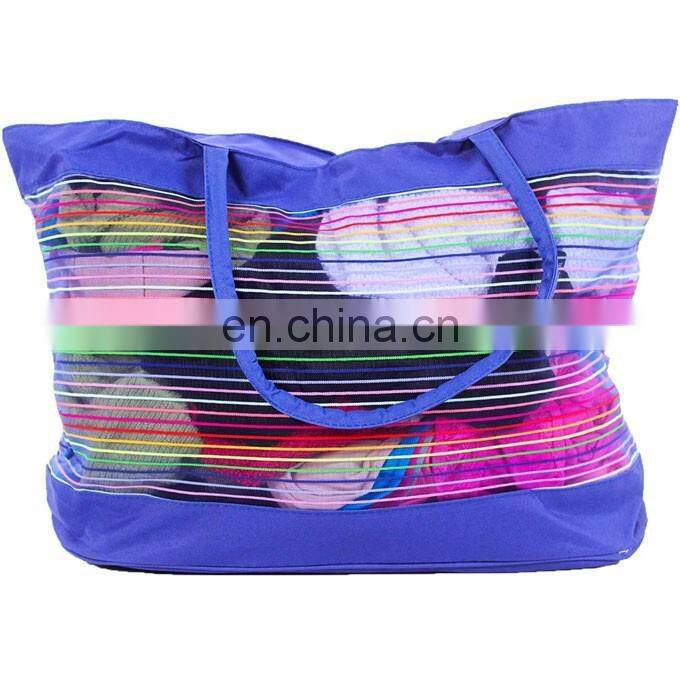 Large Mesh Tote Beach Bag Shopping Grocery Shoulder Handbag