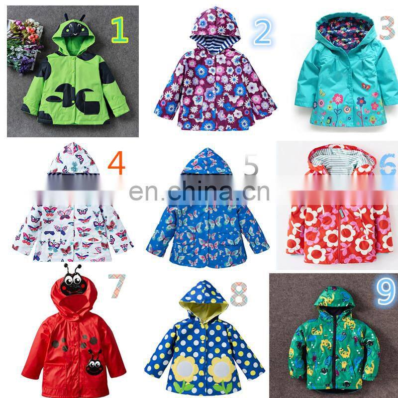 Latest Blazer Rain Coat Kids Hooded Jacket Custom Design Yellow Windbreaker