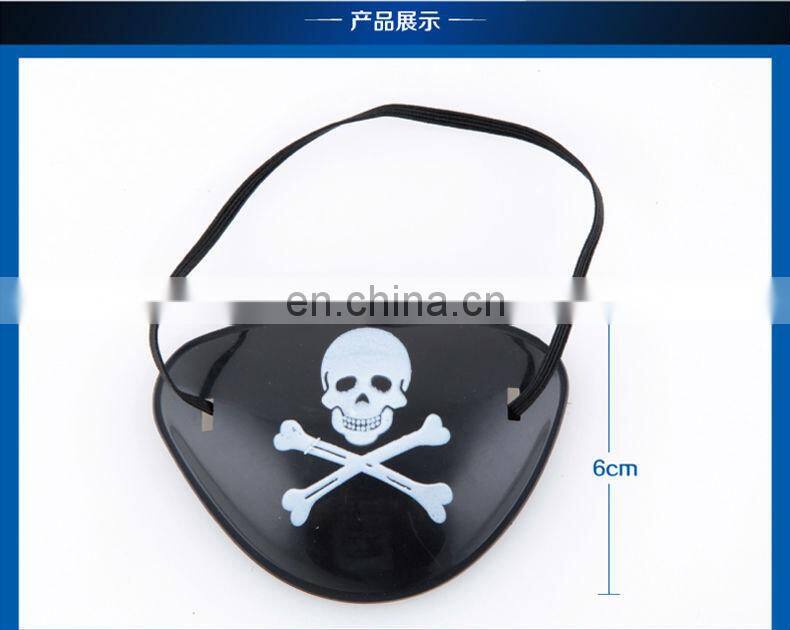 New arrival wholesale Halloween decoration Props Pirate single eye mask Goggles