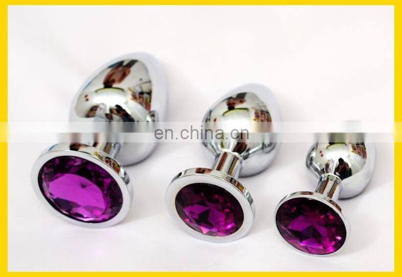 2015 Hot New Design anal butt plug/electric shock anal plug/anal lock butt plug ass lock