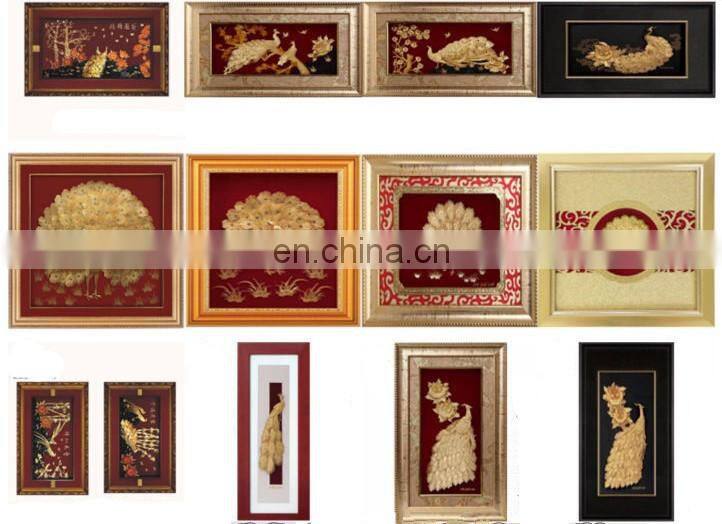 Hot selling 24k Gold Picture Frames Model Bike For Office Decoration