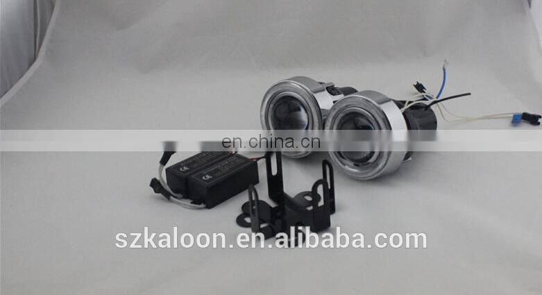 2.3 inch 2.5" auto fog lamp projector lens with CCFL Angel Eye