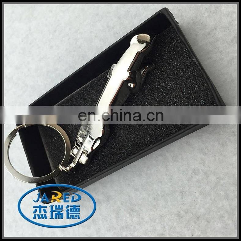 promotional custom molded 3D metal keychain football plastic keyring