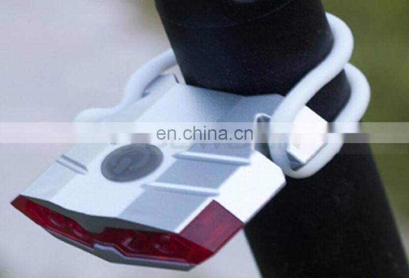 Waterproof Bike Safety Warning Lamp Cycling Rear Plastic Clamp Back Light