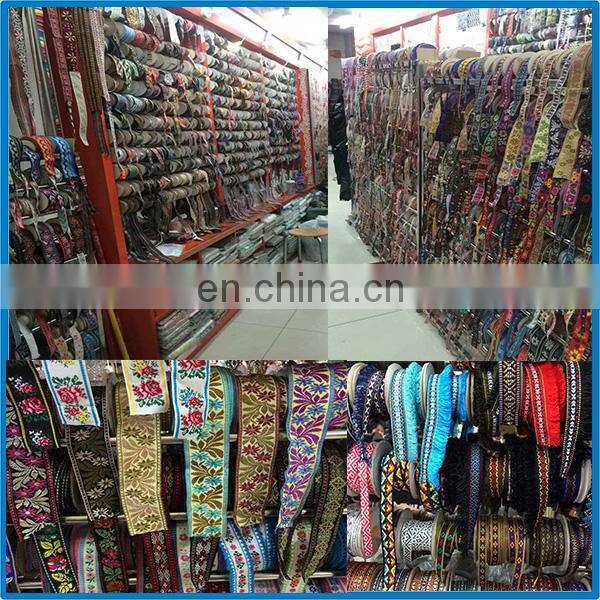 Wholesale Price Squares Pattern Retro Ribbon National Style Embroidery Tape