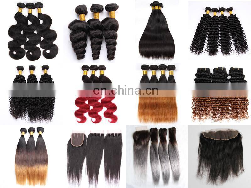 Top selling product cheap human hair Brazilian virgin hair bundles with lace closure