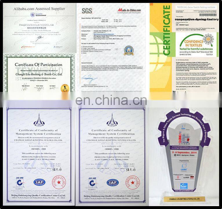 2017 Lita B3152 Polyester and cotton jean denim gold lace fabric